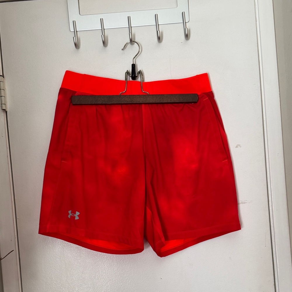 Under Armour Men’s Vivid Red Athletic Shorts